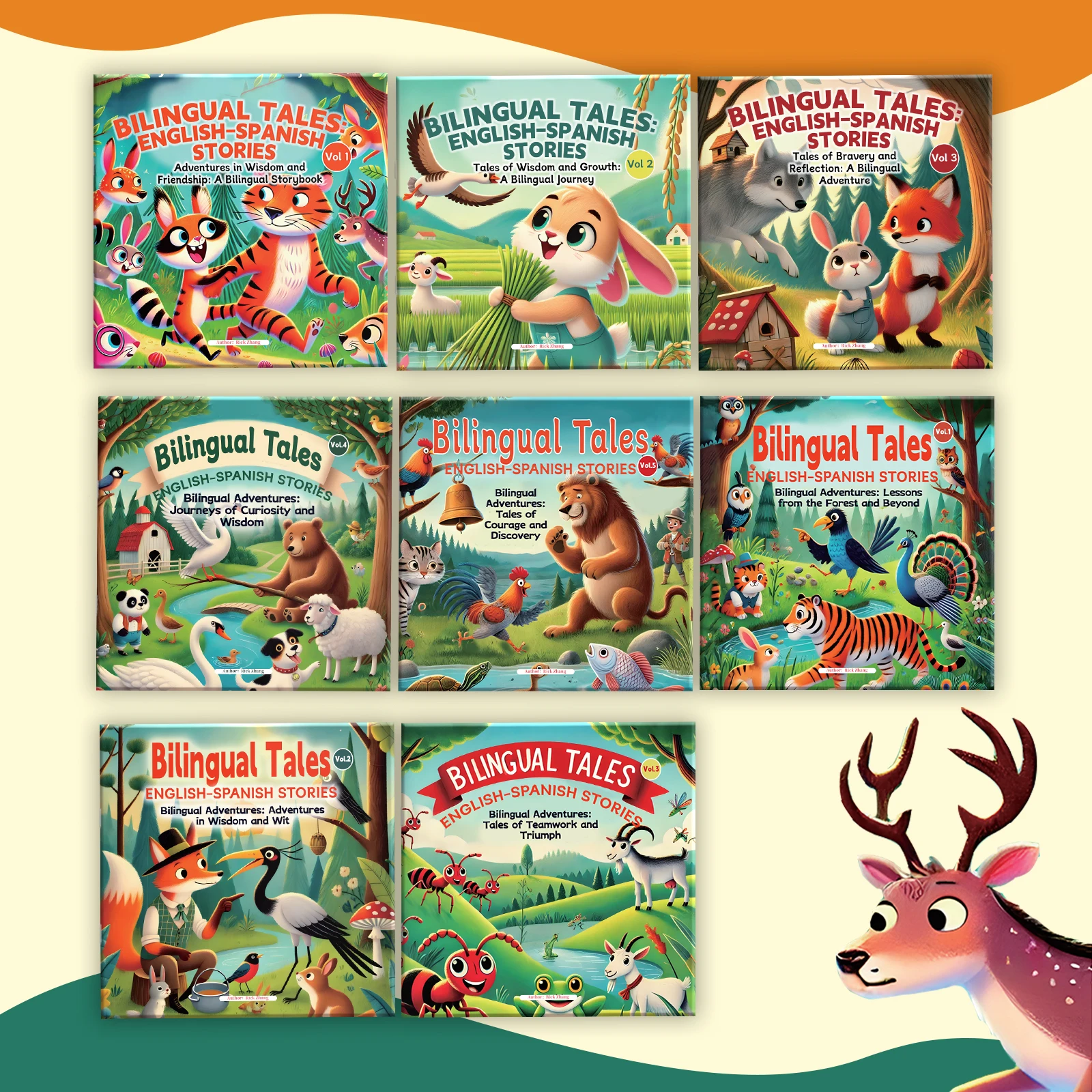 

1pc Educational Children's Book: Fun English and Spanish Help the Seedlings Grow theme Stories Catered to Young Minds