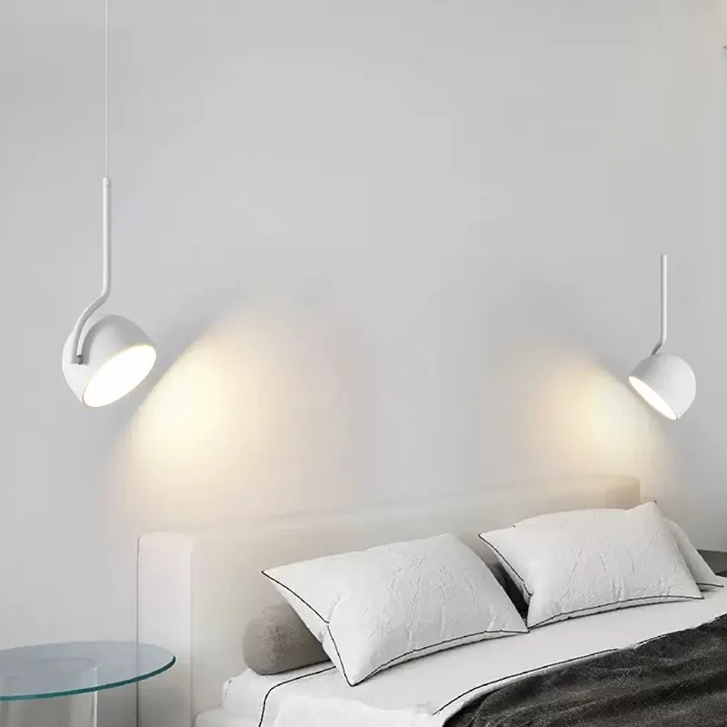 Plafonnier LED en Fer Noir et Blanc au Design Nordique Simple Luminaire Décoratif d'Nik, Idéal pour une Chambre à Coucher, un Salon ou un Bureau