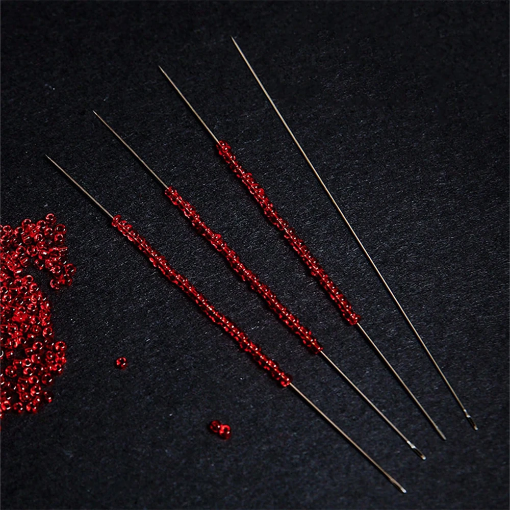 10PCS Super Lange Edelstahl Perlen Nadeln 12CM Einfache Schmuck Machen Werkzeuge Perlen Pins für Perlen DIY schmuck Machen – Detail 8