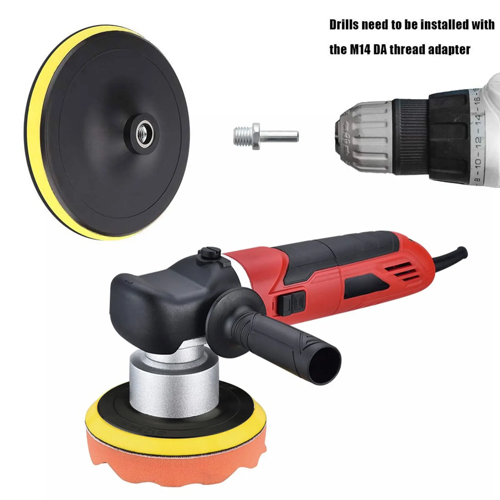 Popular Car Buffing Pads Polishing for Drill Sponge Kit Set Waxing Foam Polisher Sealing view 3