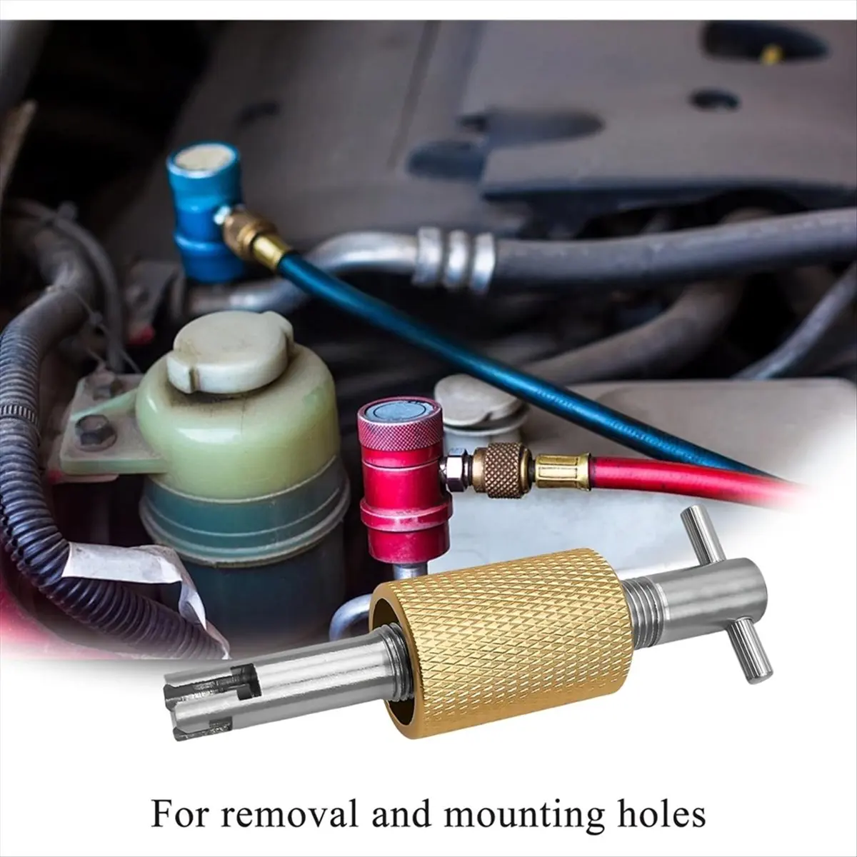 AC Orifice Tube Removal Tool,Stainless Steel A/C Orifice Tube Remover, Air Conditioning Tubes Remover Installer Tools