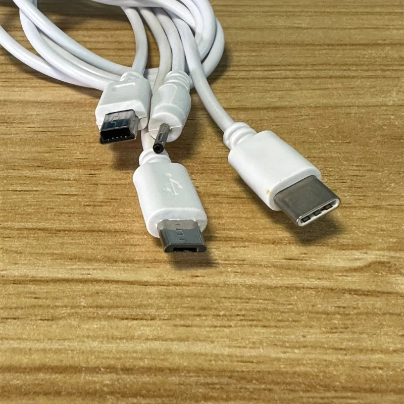 4 in 1 USB Charging Cable Multi functional USB Charger Cable Versatile Cord for Phones Tablets Game Consoles Headphones