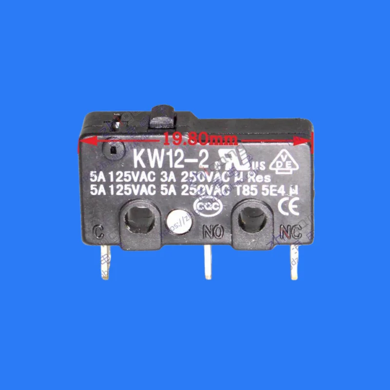 50pcs/KW12 small micro switch water heater electric curtain tubular motor miniature limit travel switch