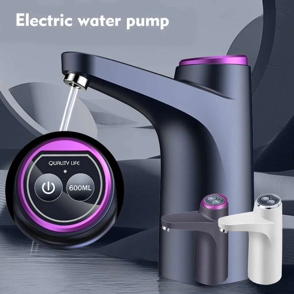 USB Charging Electric Water Pump Low Noise Quantitative Automatic Water Dispenser with Tube Wireless