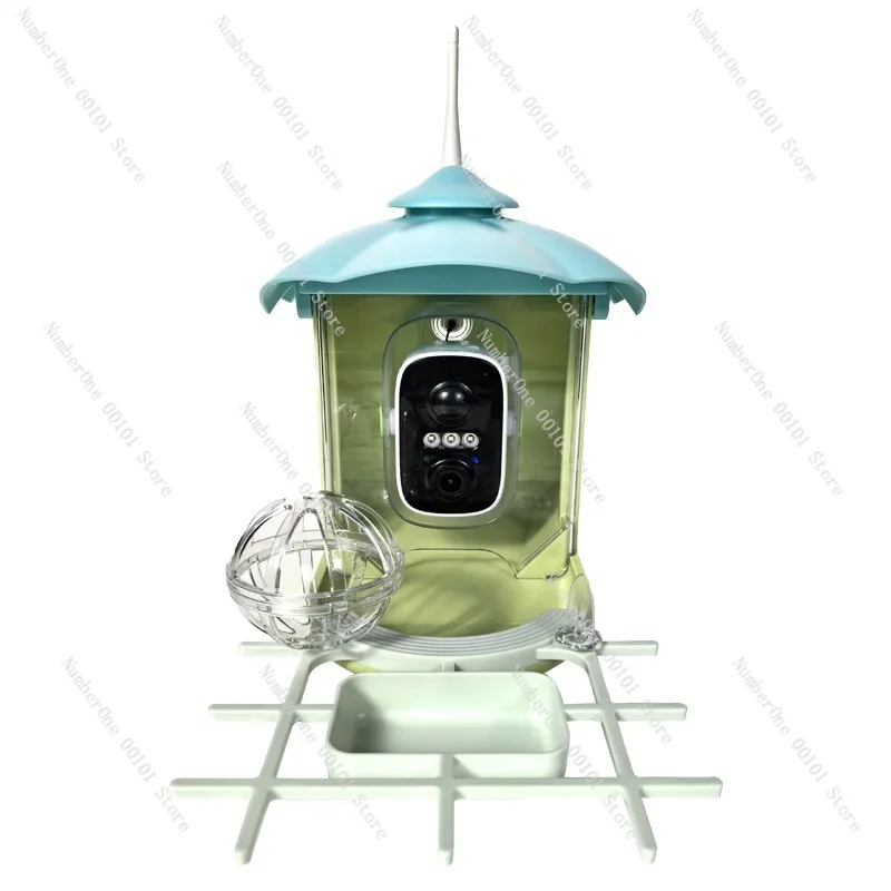 Outdoor Bird Feeder Camera Smart Pet Monitoring Birdwatching Device Hanging Automatic Seed Dispenser Hummingbird Feeder