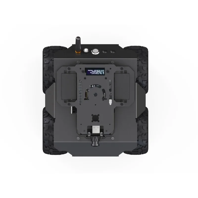 RaspRover Open-source 4WD AI Robot, Dual controllers, All-metal Body, Suitable for Raspberry Pi 4B / Raspberry Pi 5