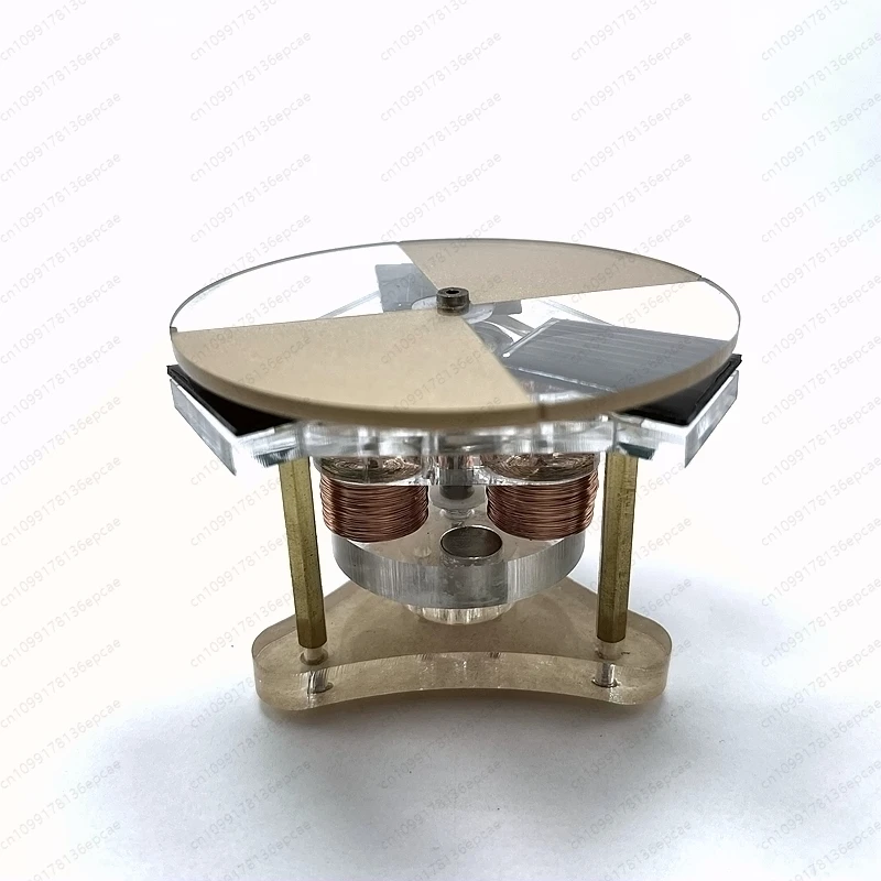 

Легкий двигатель Mendocino Мотор работает в дождливый день Overcast Solar Motor Geek Science