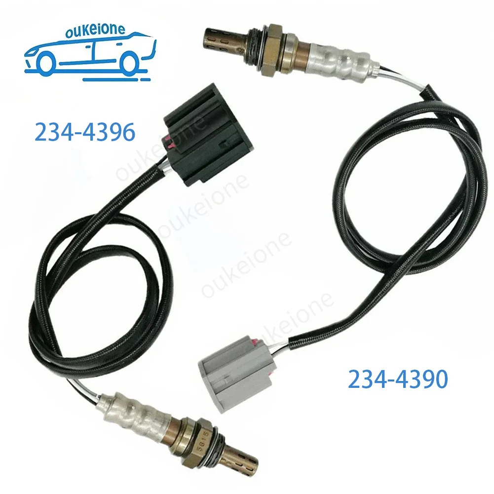 Para Mazda 5 2.3L 2006 2007 Mazda 3 2.0L 2.3L 2004 2005 4 cables O2 Sensor de oxígeno aguas arriba aguas abajo 234-4396 234-4390 piezas de coche