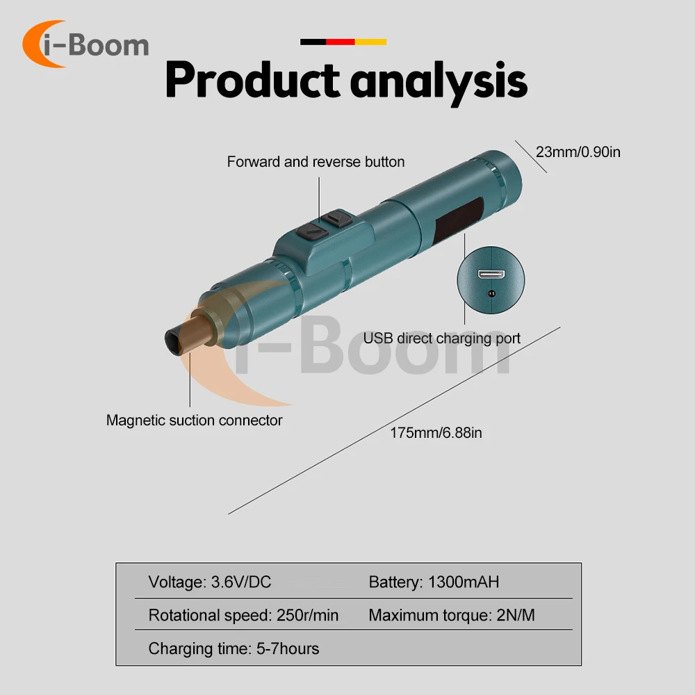 3.6V Mini Electric Screwdriver USB Rechargeable Lithium Battery Cordless Electric Screwdriver Kit Electric Drill Power Tools