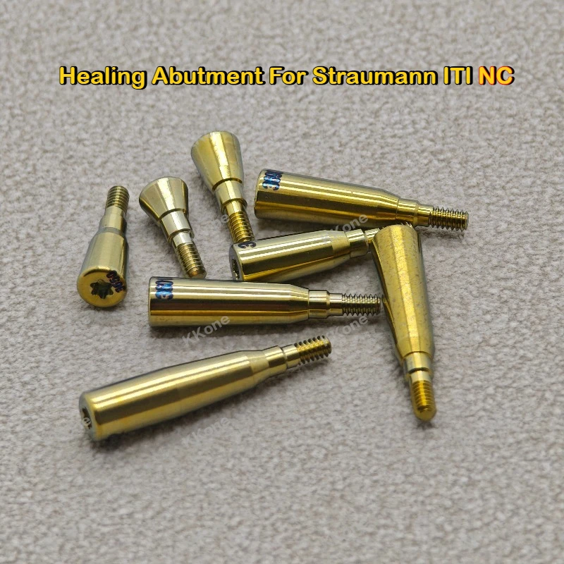 10Pcs Dental Healing Abutments For Straumann ITI NC With High Profile Options Dental Implant Accessories