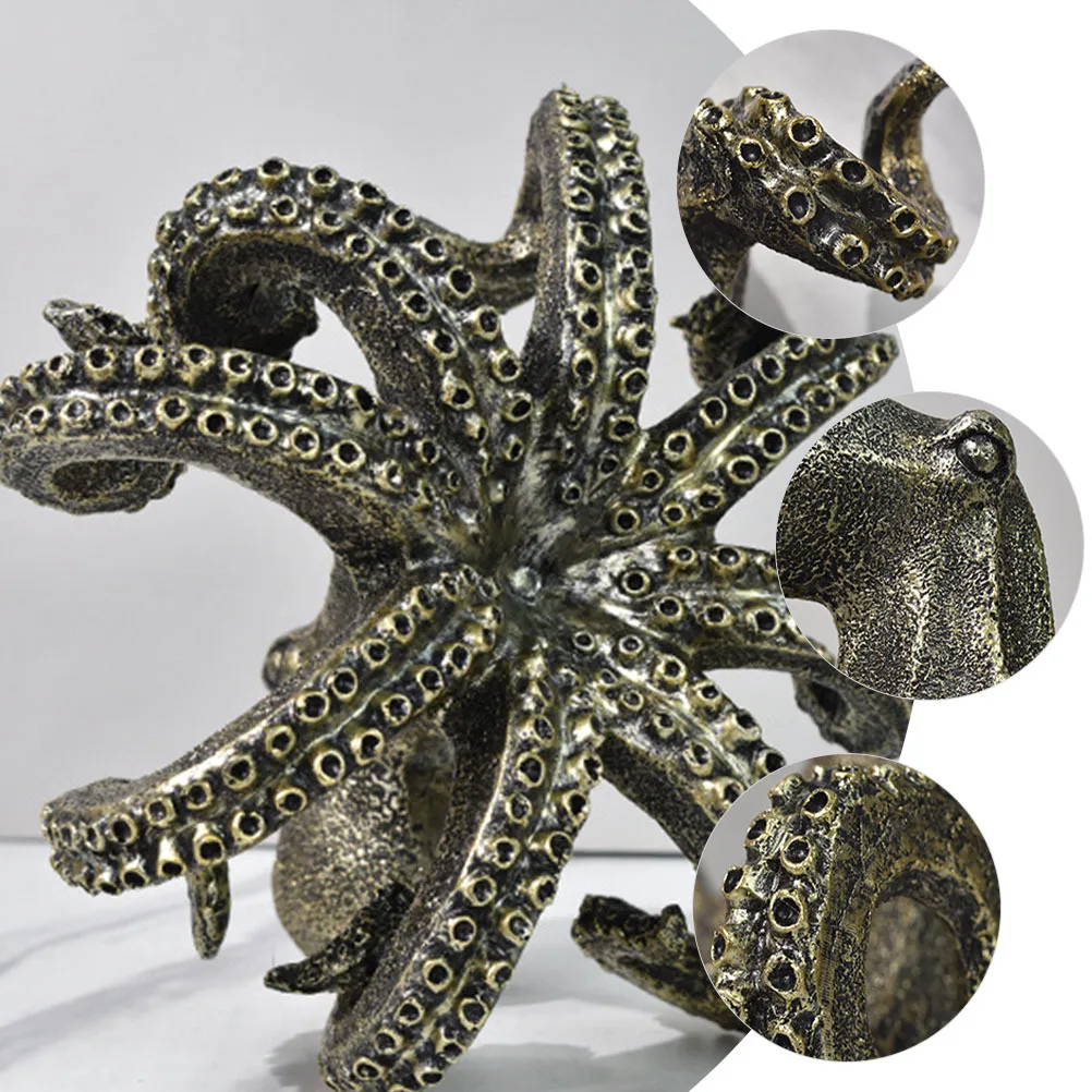 

Rustic Octopus Decor Resin Statue Ocean Style Home Garden Yard Decoration Artware Octopus Decor Yard Decorations Outdoor