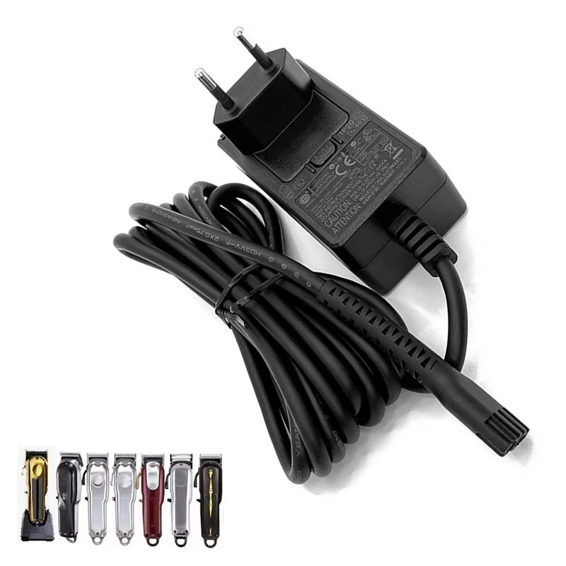 Carregador UE, Reino Unido, EUA adequado para adaptador de máquina de cortar cabelo WAHL modelo 8148,8591,8504,1919