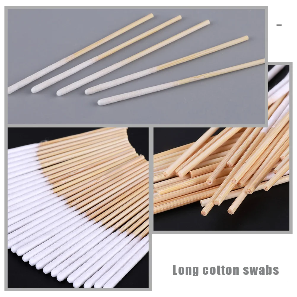 Organic Cotton Buds Swabs for Makeup Beauty Applicator Cleaning Maintenance Fluid