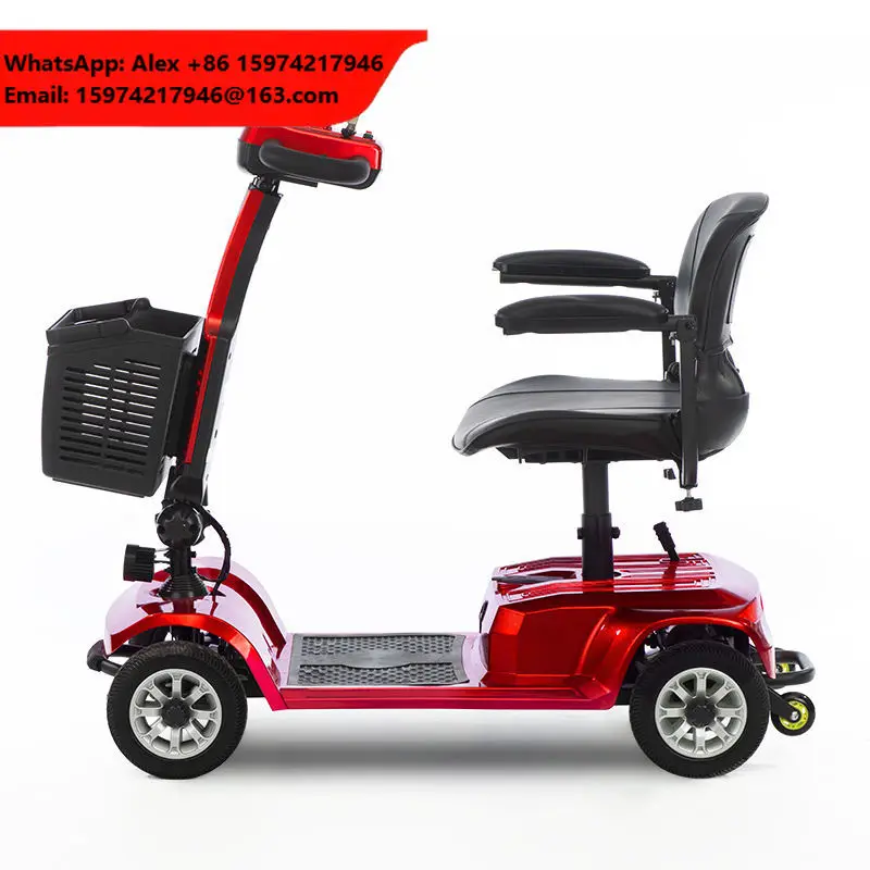 Elderly Electric 4 Wheel Disabled Handicap Folding Mobility Scooter Foldable Electric Mobility Scooters