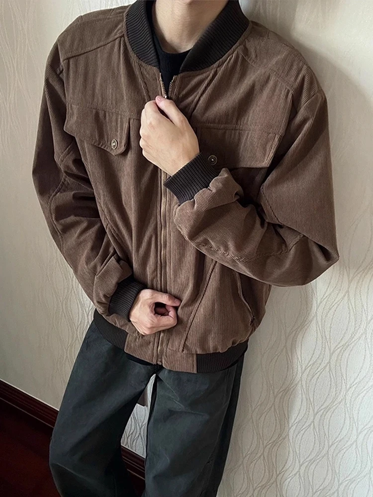 

American Retro Harington ort Jaet Men's Casual Loose Sle Autumn Faion High-End Feeling Workwear Outerwear
