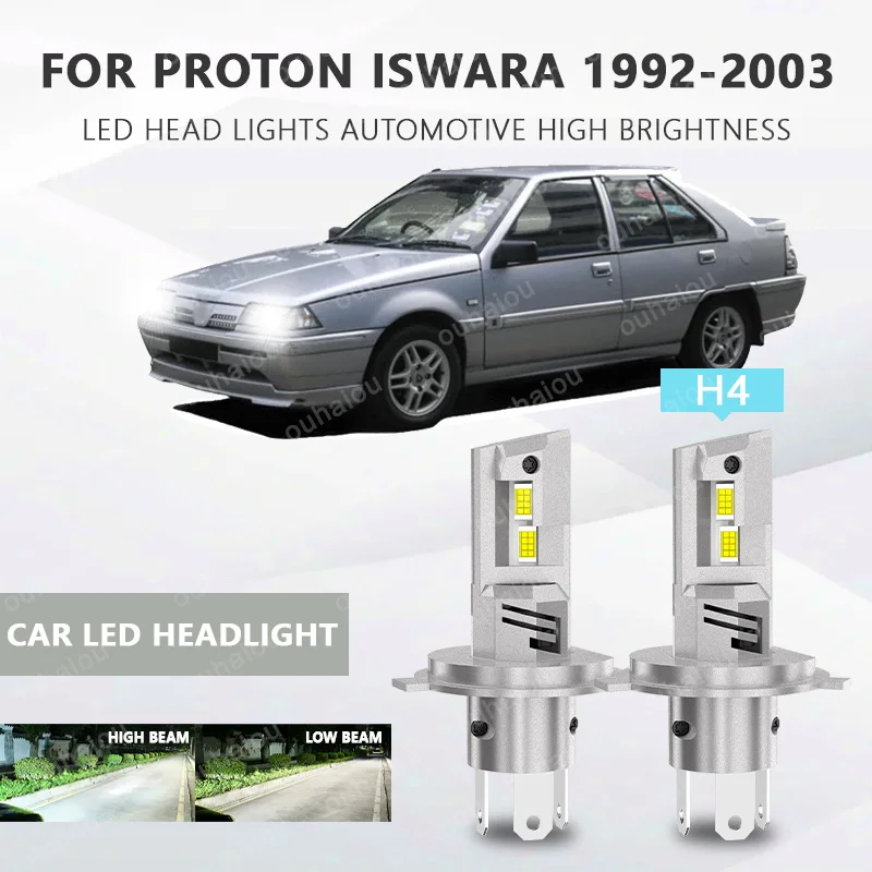 

For proton lswara 1992-2003 LED bulb car headlight with heat sink LED headlight headlight H4
