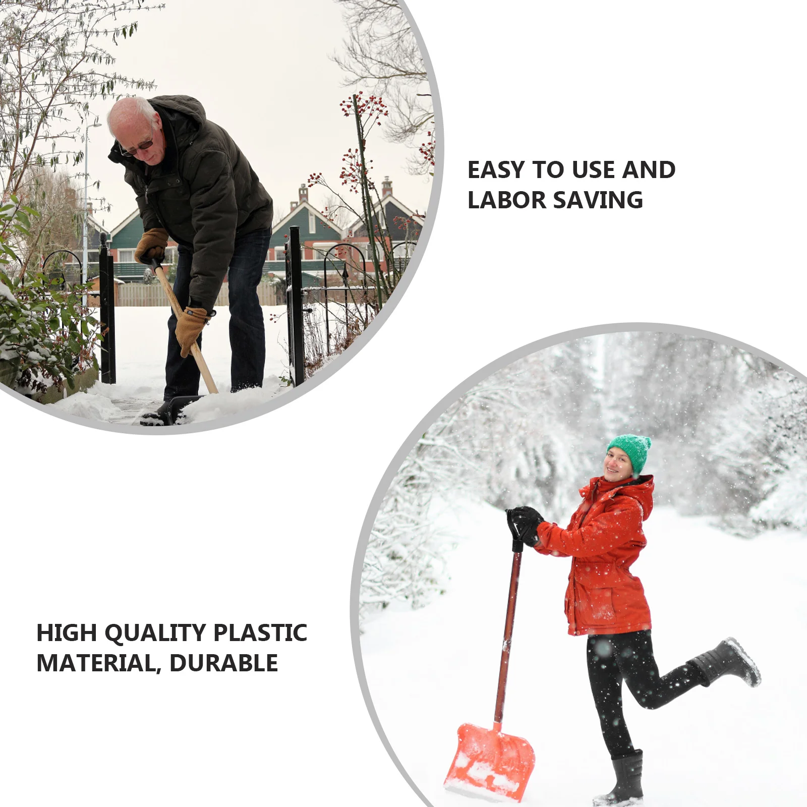 Imagem -06 - Handle Snow Removal Tool D-grip Scoop Cavando Raking Tools Espinhas