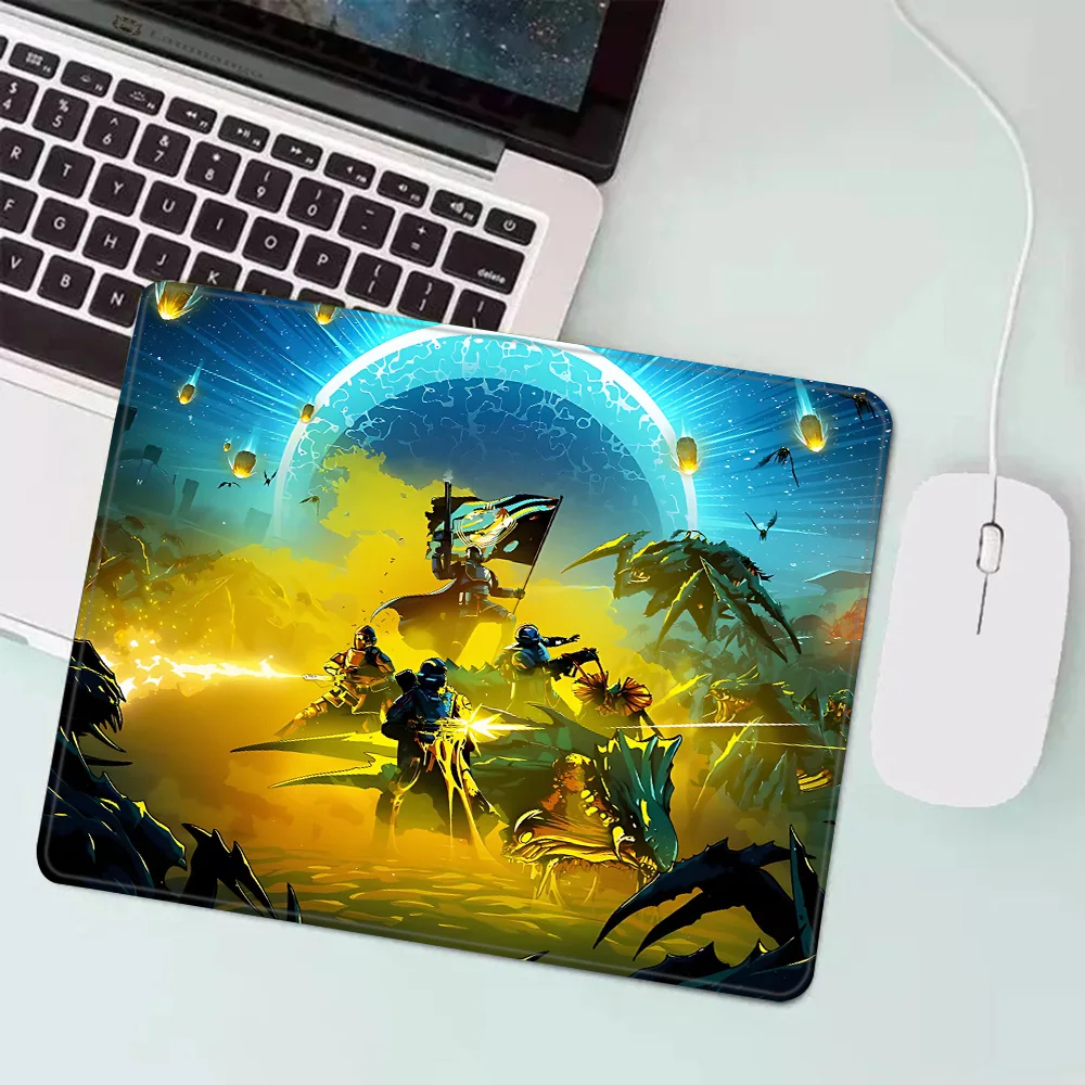helldivers 2 Gaming Mouse Pad XS Small Mousepad For PC Gamer Desktop Decoration Office Mouse Mat Deskmat Rug