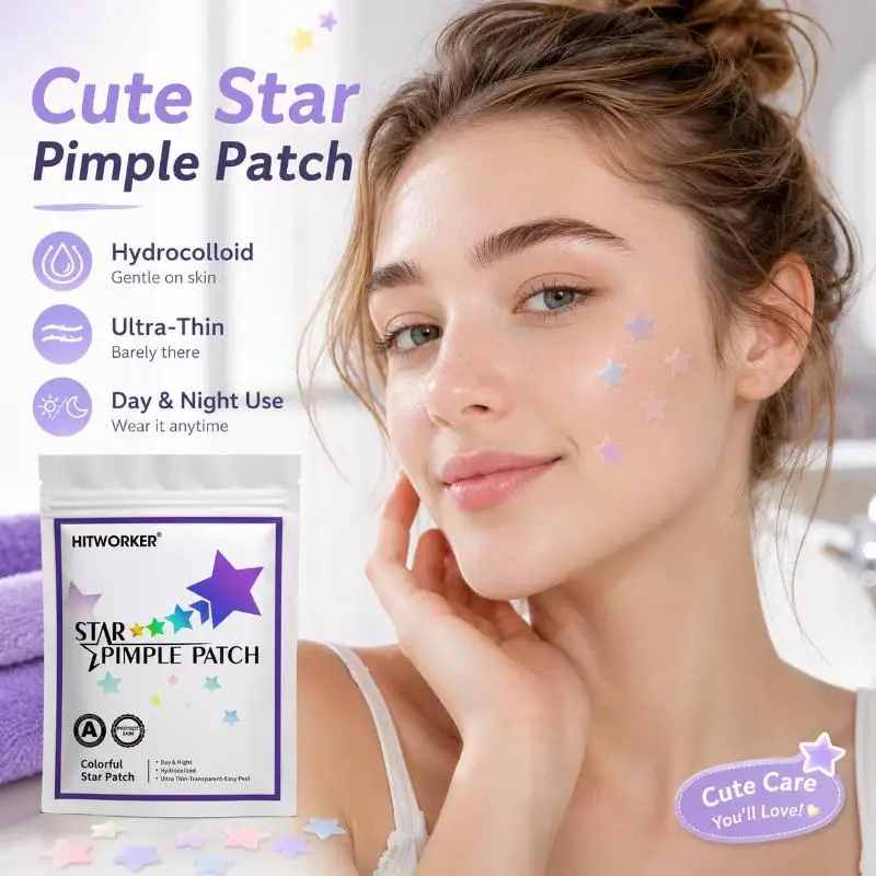 Acne Patches Water-based Gel Non Irritating Traceless Acne Spot Treatment for Sensitive All Skin Types