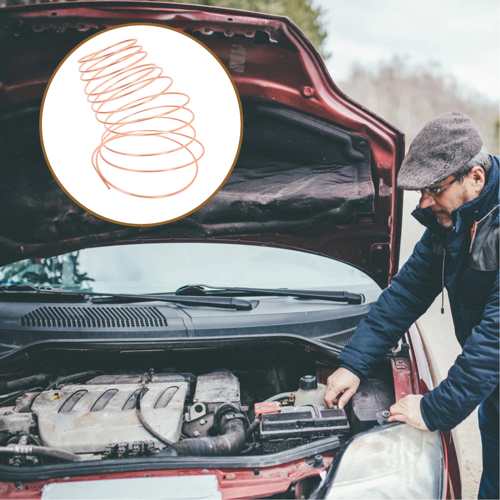 

Flexible Car Tubing Coil 3/16 Inch High-Performance Durable Automotive Tube Stable Hydraulic Brake Line For Front Brake System