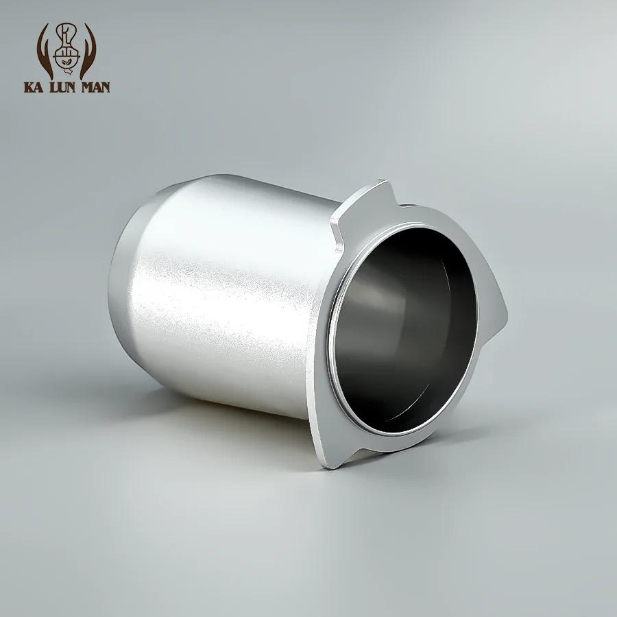 قطعة واحدة من كوب مسحوق القهوة المصنوع من الألومنيوم، 54 مم، يمكن تعليقه مباشرة من طراز Breville 8 3-lug أو المستخدم بشكل منفصل، بسعة 200 مل