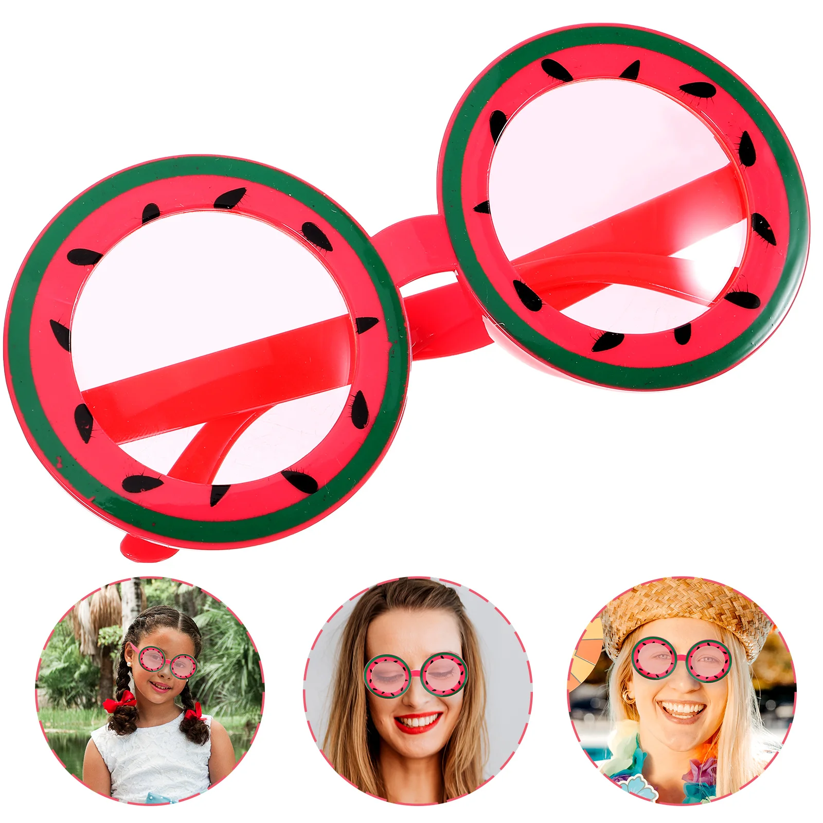

Watermelon Glasses Photo Ornaments Party Used Eyeglasses Props Beach Sunglasses PC Man
