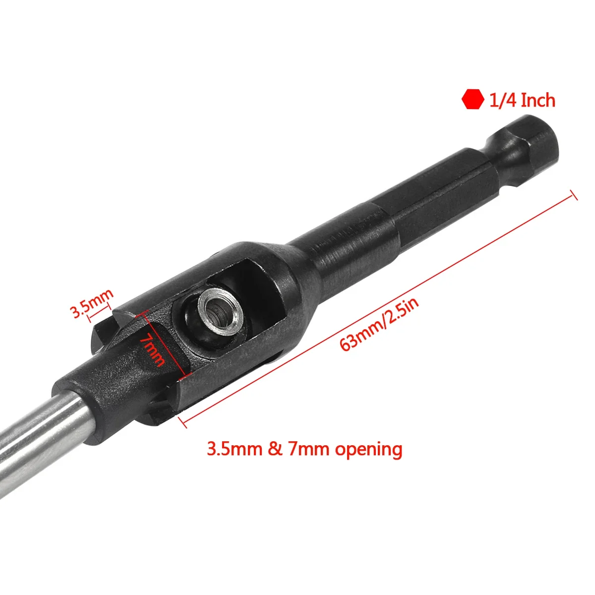 Rod End Speed Wrench Ball Joint Quick Assembly Tool with Hex Shank for 1/10 RC Crawler Rigs TRX4 TRX6 SCX10 Pro Links Building