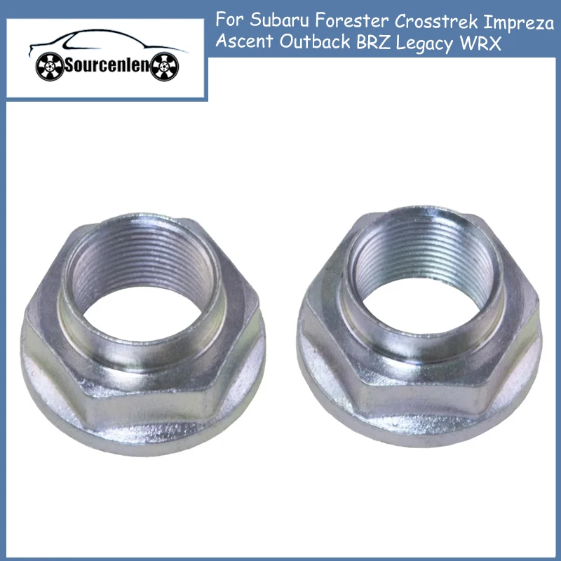 Brand New Transmission Axle Nuts for Subaru Forester Crosstrek Impreza Ascent Outback BRZ Legacy WRX 902170049