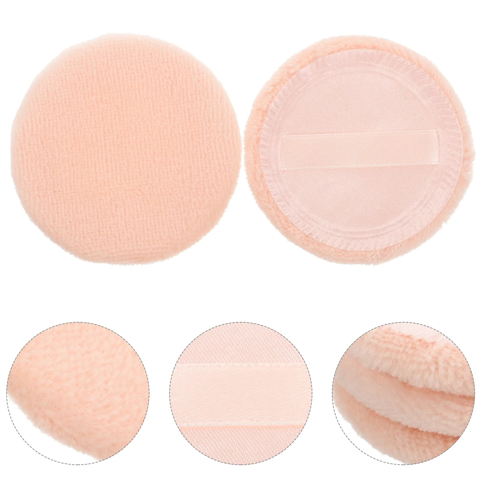 

10pcs Pure Cotton Loose Powder Makeup Pads Compact Portable Round Gentle Female Lady Girls Facial Tools For Skin