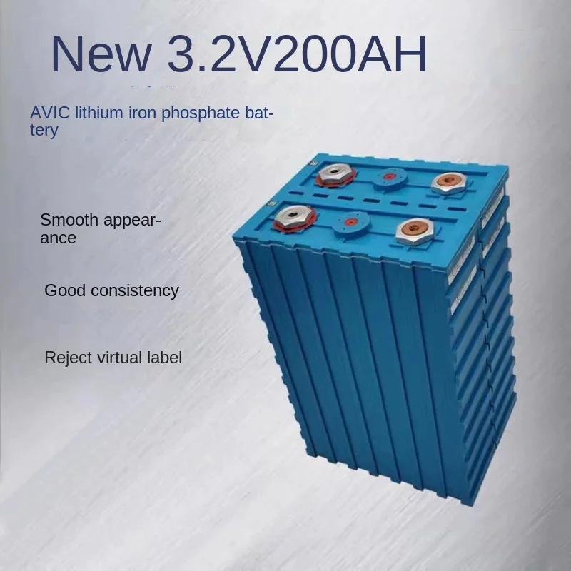 

Brand-new AVIC lithium iron phosphate battery monomer 3.2v200ah large-capacity RV energy storage battery power cell