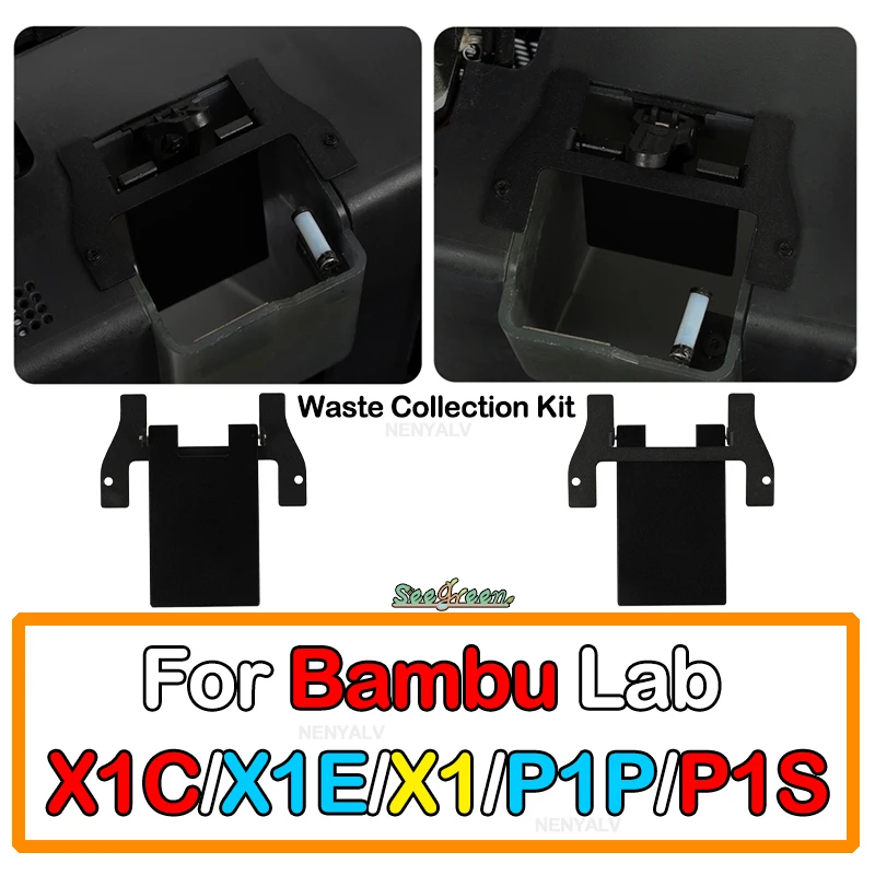 

Для Bambu lab X1C/X1/P1P Коробка для сбора остатков Набор для сбора отходов Для bambu lab X1E P1S Сборник мусора