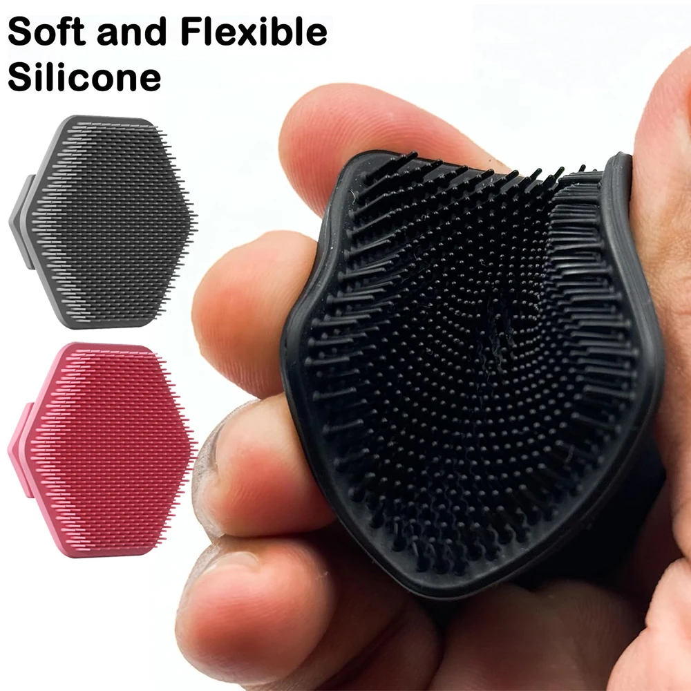 Silicone Facial Cleansing Brush Silicone Mini Facial Deep Cleansing Shaving Massage Facial Brush Face Washing Brush Men