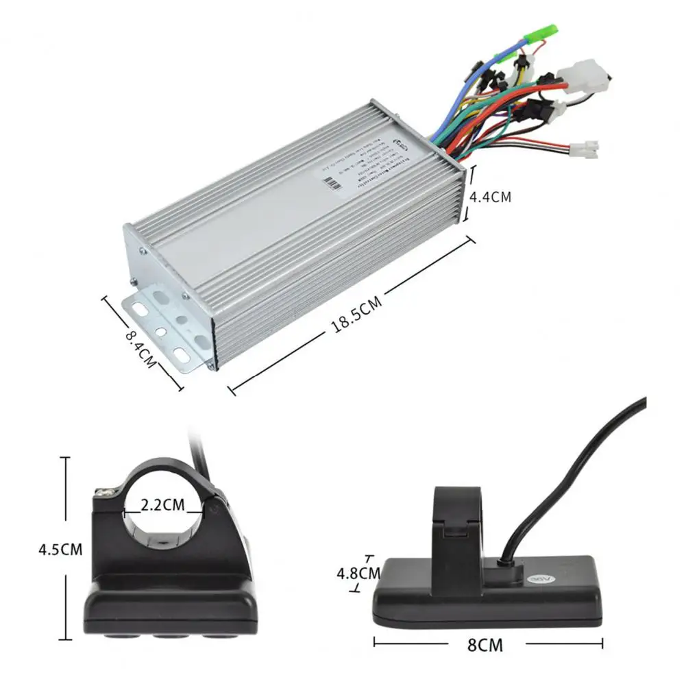 Bike Instrument Controller High Temperature Resistance 1000W Instrument Controller Useful Electric Bicycle Controller