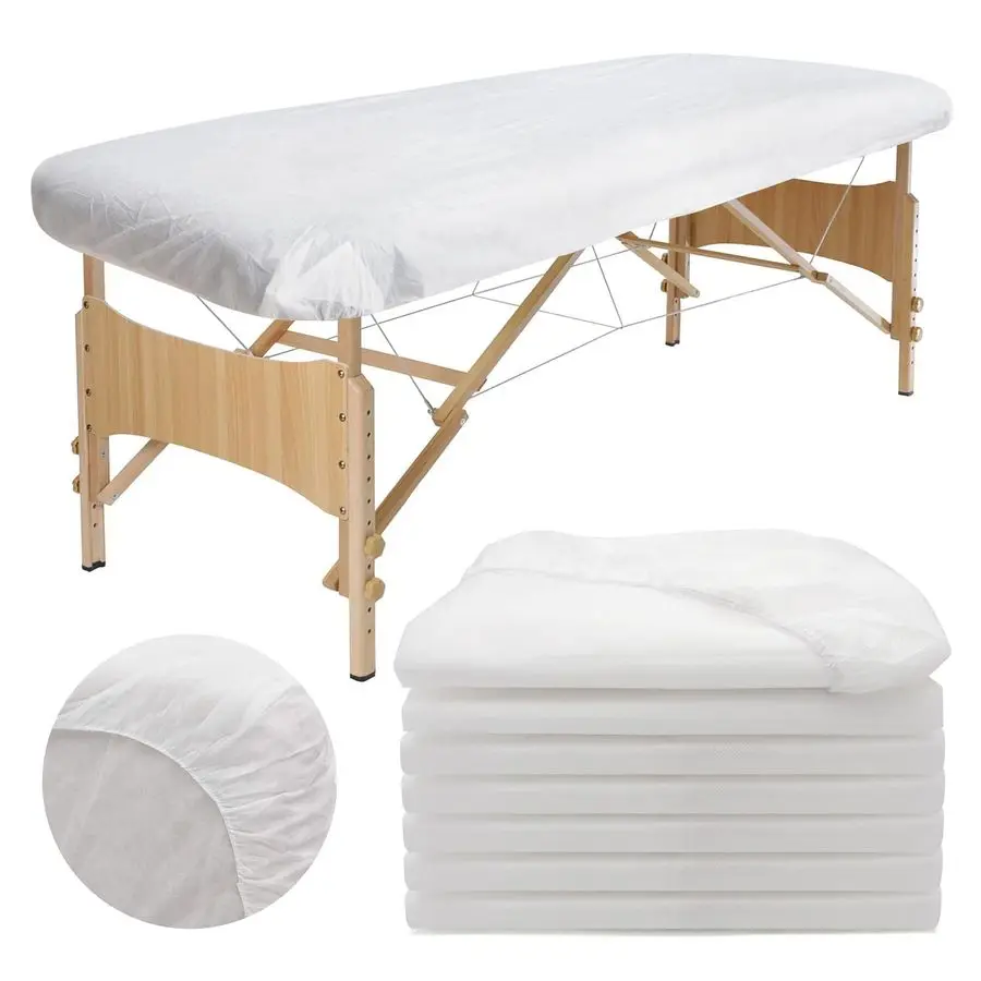 50PC Disposable Massage Table Fitted Sheets Bundle
