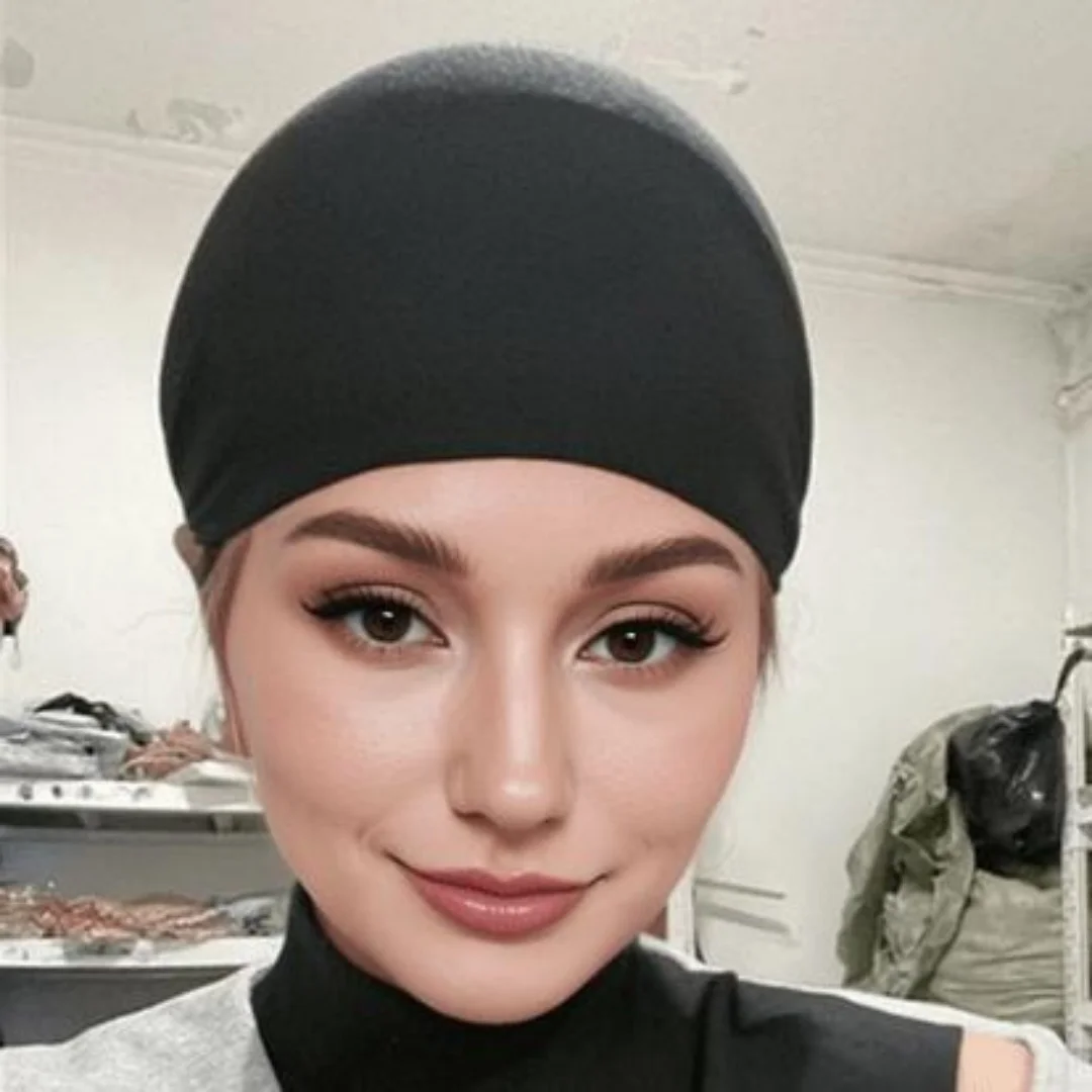 3Pcs Muslimischen Modale Innere Hijab Caps Frauen Einfarbig Unter Hijab Caps Stretchy Atmungsaktive Volle Abdeckung Unterkappe Motorhaube