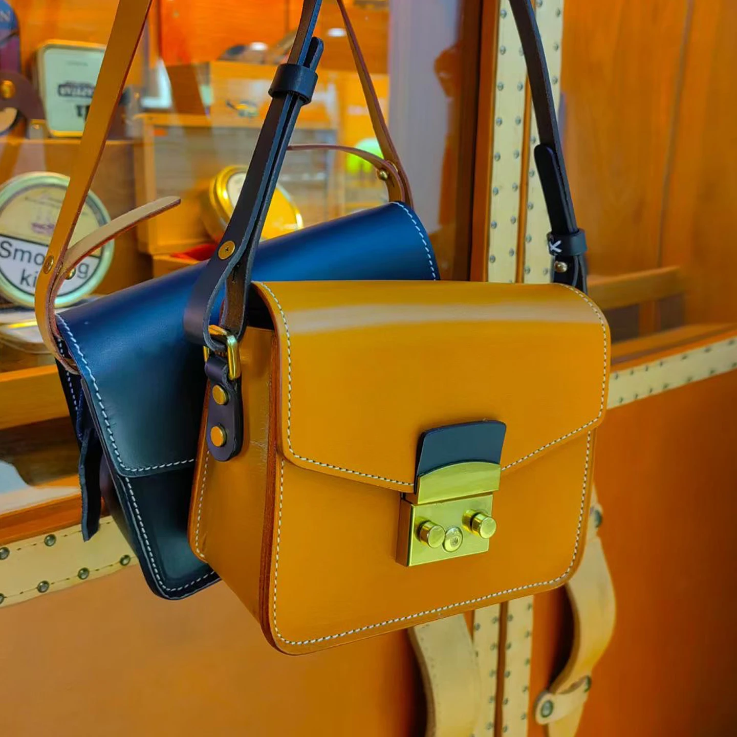 

Винтажная женская сумка-кроссбоди из кожи растительного дубления, маленькая квадратная сумка из натуральной кожи, ретро-сумка через плечо