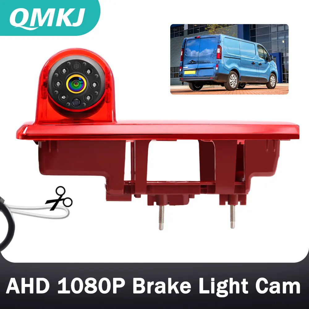 

4K AHD 1080P Night Vision Rear View Backup Brake Light Camera For 2014 Opel Vivaro / Renault Trafic NNissan NV300 Fiat Talento