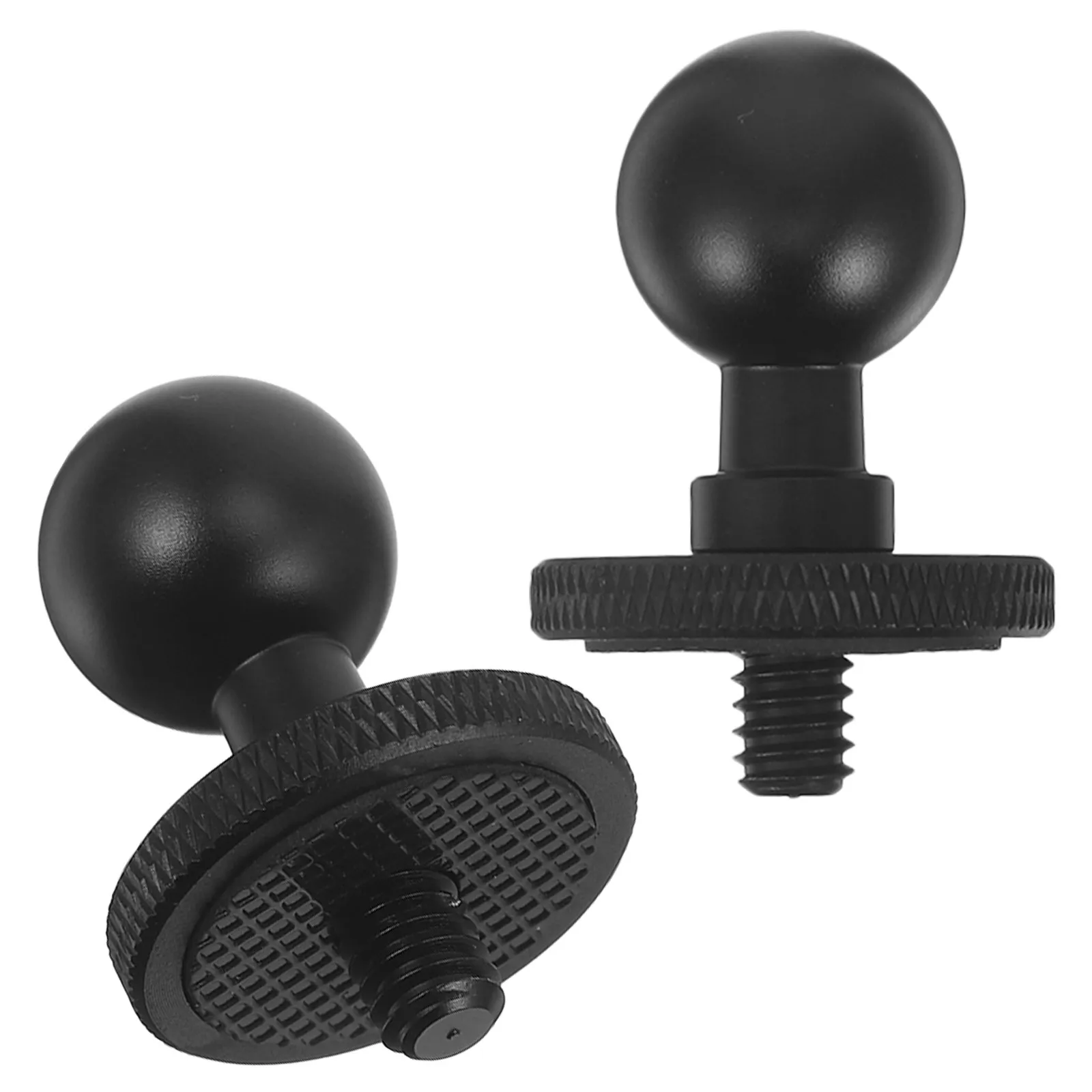 

2Pcs Camera Mount Ball Head Replacement Mini Tripod Attachment Stable Rotatable Aluminum Alloy Camera Accessories