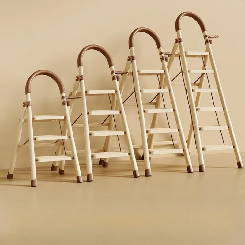 

telescopic folding ladder stool convenient multi-layermulti-functiona household Footrest modern пуфик в прихожую home furniture