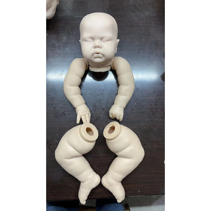 24-Inch Reborn Pickle Sleeping Doll Kit Already Painted Kit / Unpainted Kit Soft Touch Fresh Color DIY Doll Parts With Cloth Bod