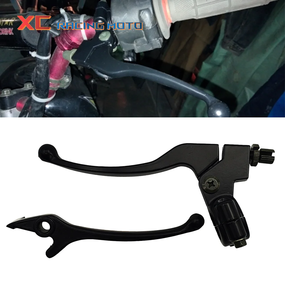 

1Pcs 7/8'' 22mm Universal Motorcycle Handlebar Brake Clutch Levers Handle for Dirt Bike ATV Handle Levers 50cc 110cc 125cc 200cc