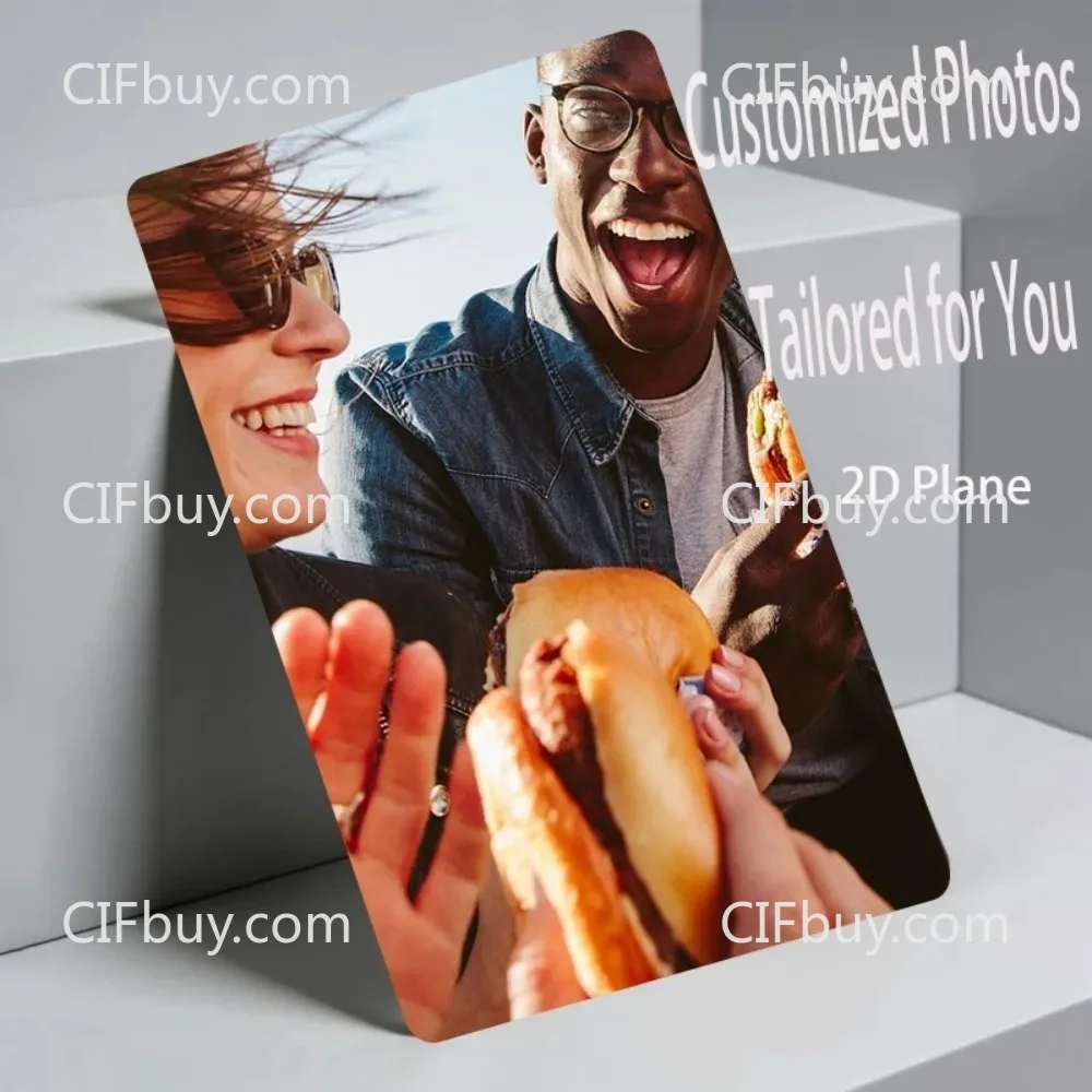 Customizable Retro Metal Plaque 1pc [2D Flat] Personalized Picture Photo Printed For Home Bed Indoor Wall Ornament Decor
