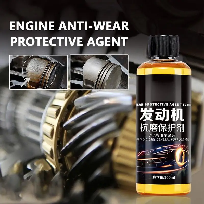 100ml Car Engine Repair Additive Oil With Restore Noise Reduction Car Engine Protective Agent Car Wash Supplies For Sedans Truck