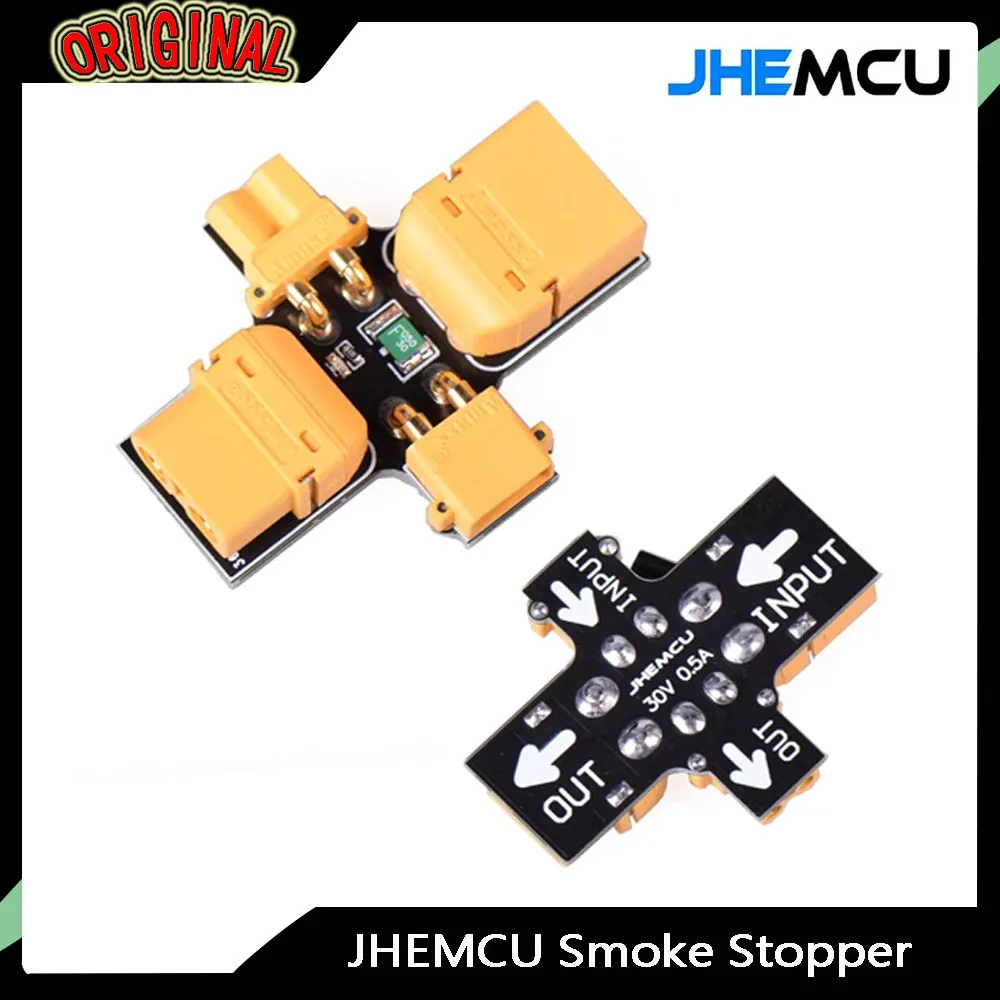 

Дымовая пробка XT30 XT60 Мужской Женский 1-6S Самовосстанавливающийся сбрасываемый предохранитель Инструмент для тестирования дыма для радиоуправляемой модели FPV Drone Boat Pasrt JHEMCU