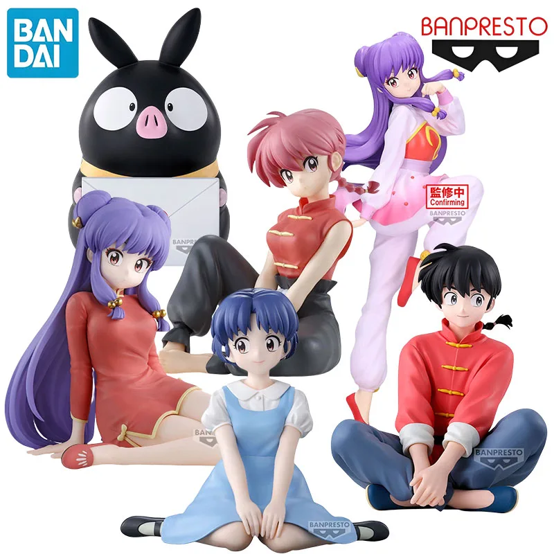 Bandai Original Banpresto Ranma Nibun-no-Ichi Anime Charakter Saotome Ranma Shampoo für Kinder Geschenk Sammlung Aktion Spielzeug Modell