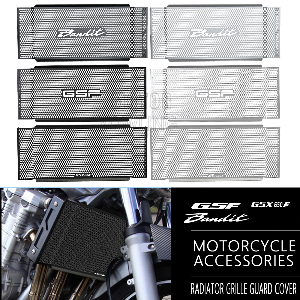 

Motorcycle FOR SUZUKI GSF1250S GSF1250 Bandit 1250 1250S 1250N ABS 2007-2016 2017 Radiator Grille Guard Protector Cover GSX650F