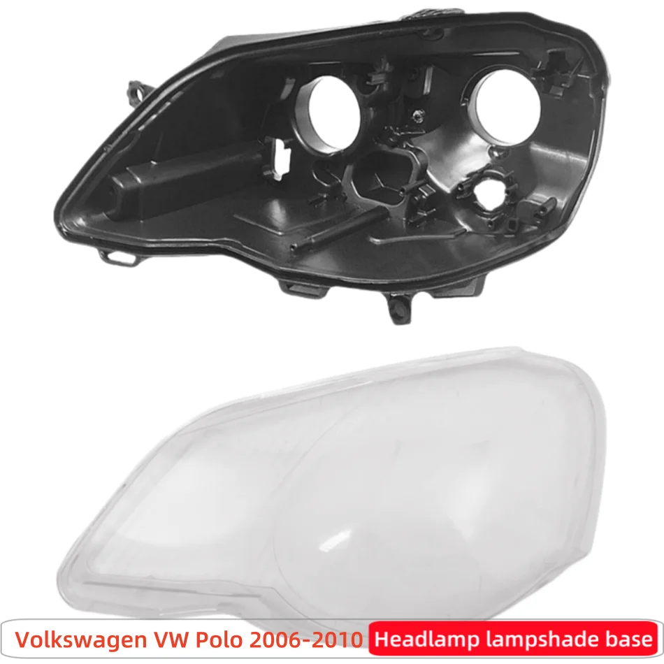 For Volkswagen VW Polo 2006 2007 2008 2009 2010 Car Accessory Base Head Lamp Shell Back Casing Front Headlamp Lamp Cover