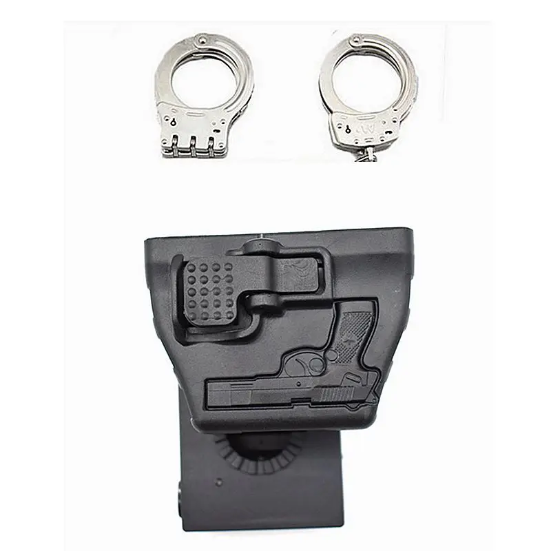 

Тактическая стандартная кобура для наручников, чехол для манжет, полимерный чехол для скоб, профессиональное оборудование, поясной держатель для ремня, чехол