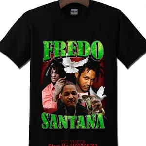T-Shirt mit meinem Namensnamen Santana, Santana, ist viel Geld, Größe S bis 5xl 10 Hauptverkäufe Fredo Santana - №5