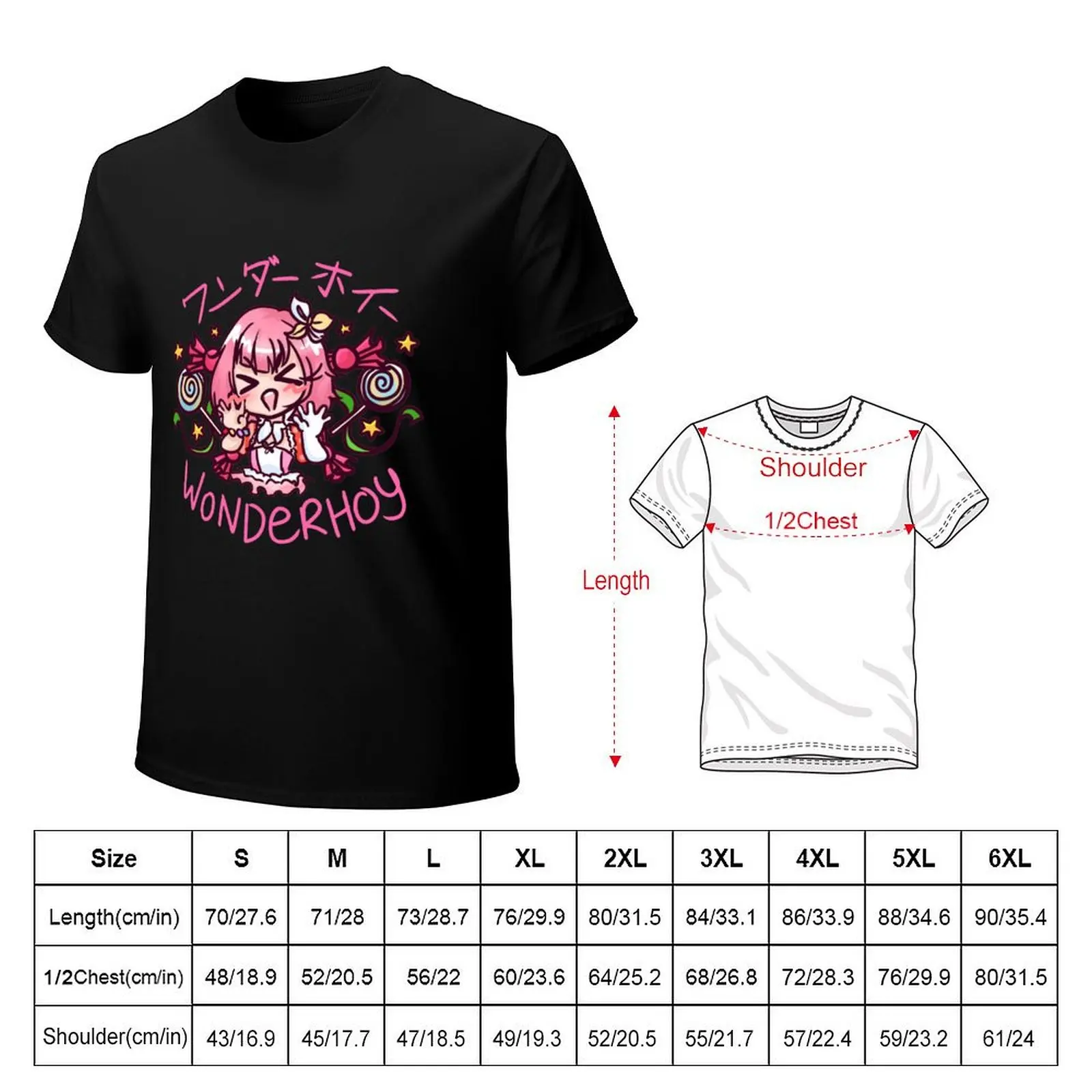 Emu Otori WONDERHOY! T-Shirt man t shirts high quality luxury brand T-Shirt